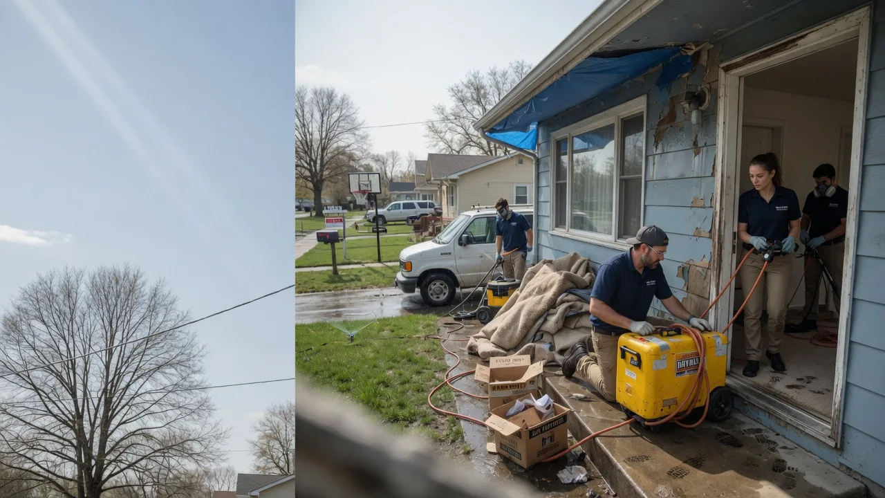 Basement Flood Cleanup in Spencer, WV near me